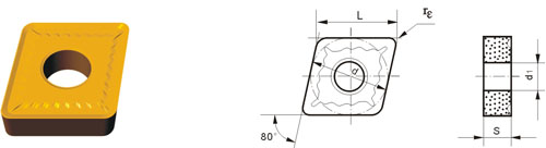 cemented carbide indexable inserts CNMM-ZM