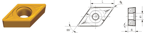 cemented carbide indexable inserts DCMT-HMM