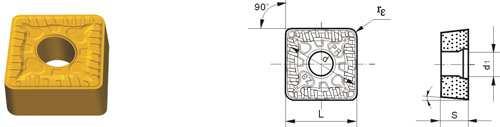 tungsten carbide indexable inserts SCMT-ZPR