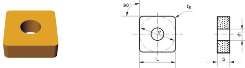 tungsten carbide indexable inserts SNMA