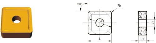 tungsten carbide indexable inserts SNMM-V