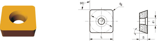 tungsten carbide indexable inserts SPMW