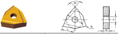 cemented carbide indexable inserts WNMM-C