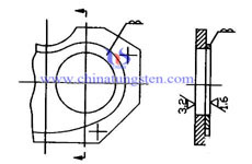 tungsten carbide wear plate drawing